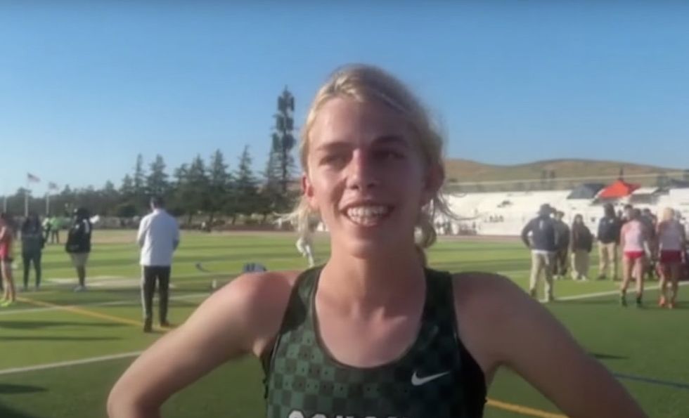 Transgender HS runner headed to girls' state championship after finishing 2nd at meet; biological female misses trip to championship by one spot