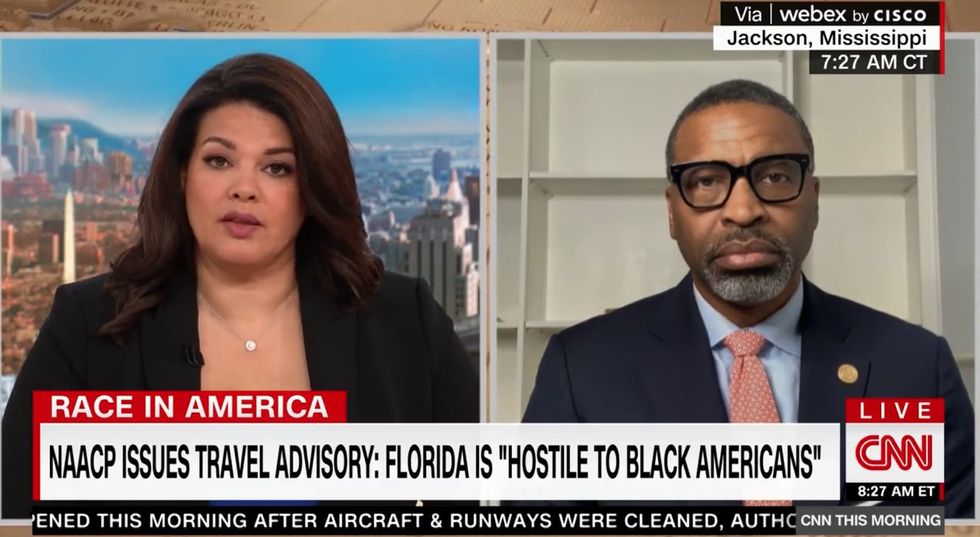 CNN host inconveniences NAACP president with facts that bust NAACP's narrative about Florida: 'Doing quite well'