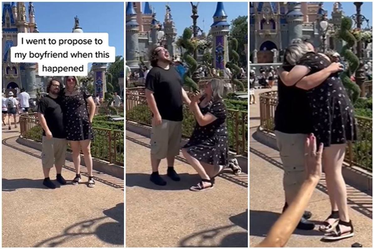 here come mac, double proposal, disney world