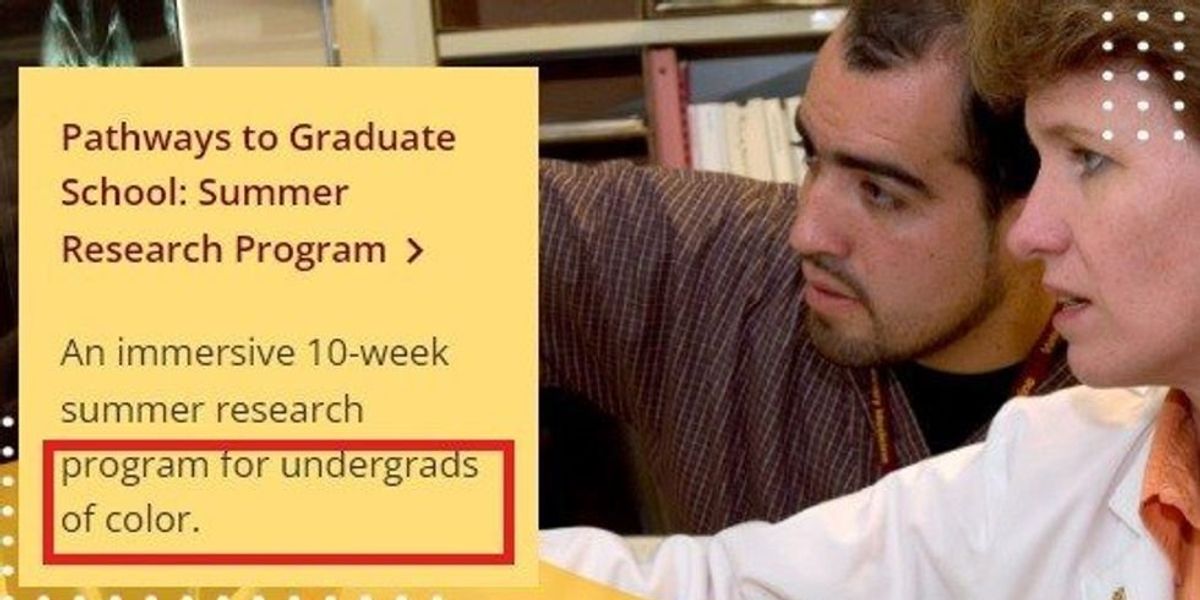 Conservative professor sues University of Minnesota for excluding white students from summer internship program — and may have scored a victory