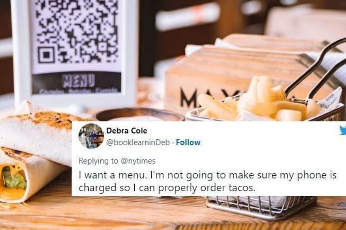 qr code menu, covid-19 protocols, food service trends