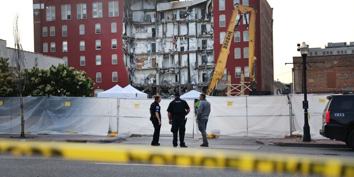 NextImg:Remains of 3 victims recovered from collapsed 6-story apartment — city, building owner sued for failing to alert residents about deteriorating structure