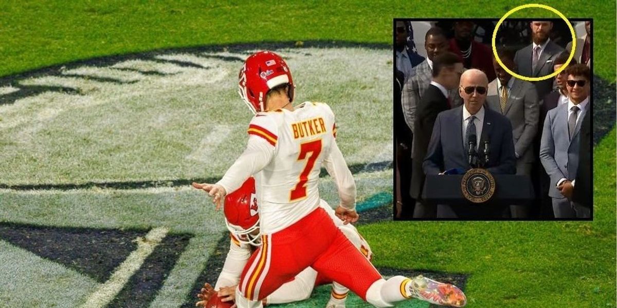 NextImg:Christian NFL kicker appears to troll Biden by wearing pro-life tie to White House