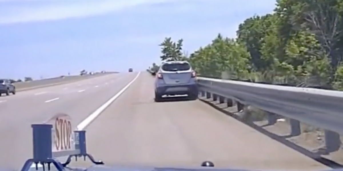Video: 10-year-old allegedly steals SUV to visit mother, leads police on swerving interstate chase