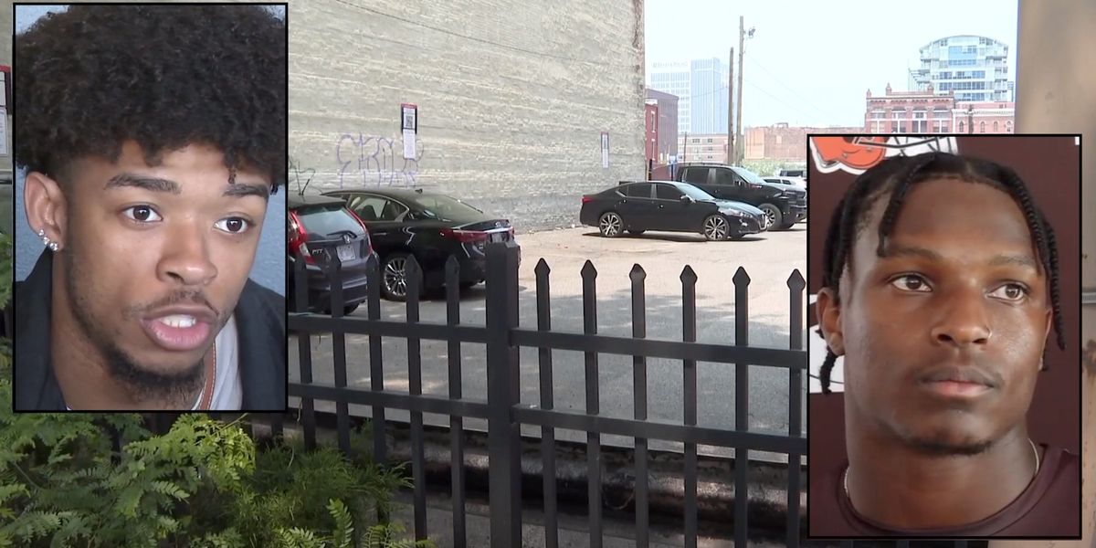 NextImg:Cleveland Browns player robbed at gunpoint by 6 masked men outside night club, other player's truck stolen
