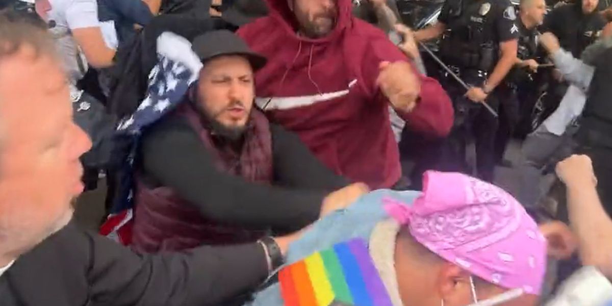 NextImg:Brawls break out between parents and leftists over Glendale school board's resolution to once again 'engage students' in LGBT activism