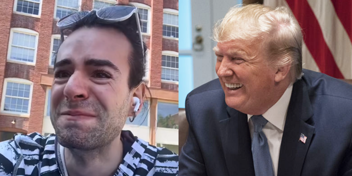 NextImg:'Non-binary' TikToker cries over being featured in Trump campaign ad for 1 second: 'I felt shame' 