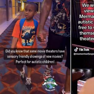 Mom shares her child's sensory-friendly film experience - Upworthy