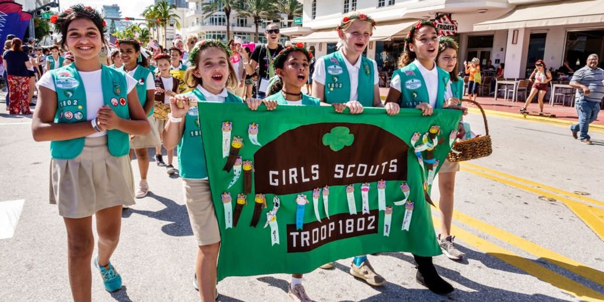 NextImg:Girl Scouts rewards kids with rainbow-striped patches for participating in LGBT-themed activities, activism