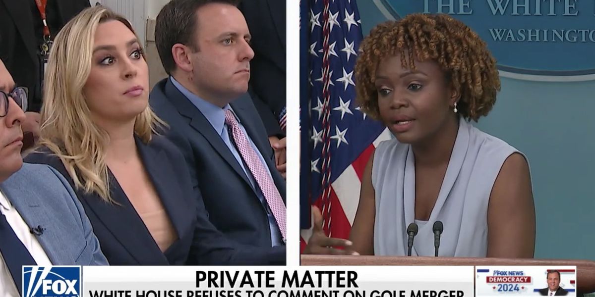 NextImg:Fox News reporter exposes the White House's dishonesty when confronted about PGA-LIV Golf merger