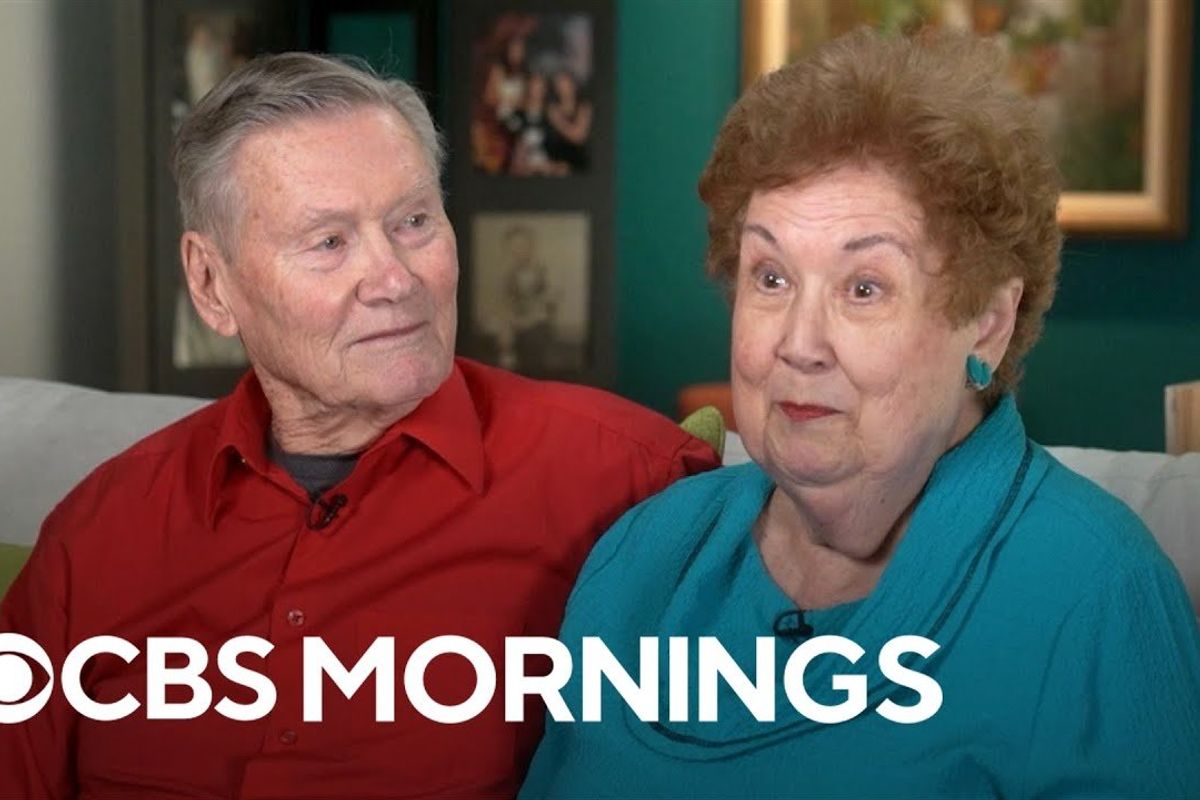 Teenage high school sweethearts reconnect over 60 years later