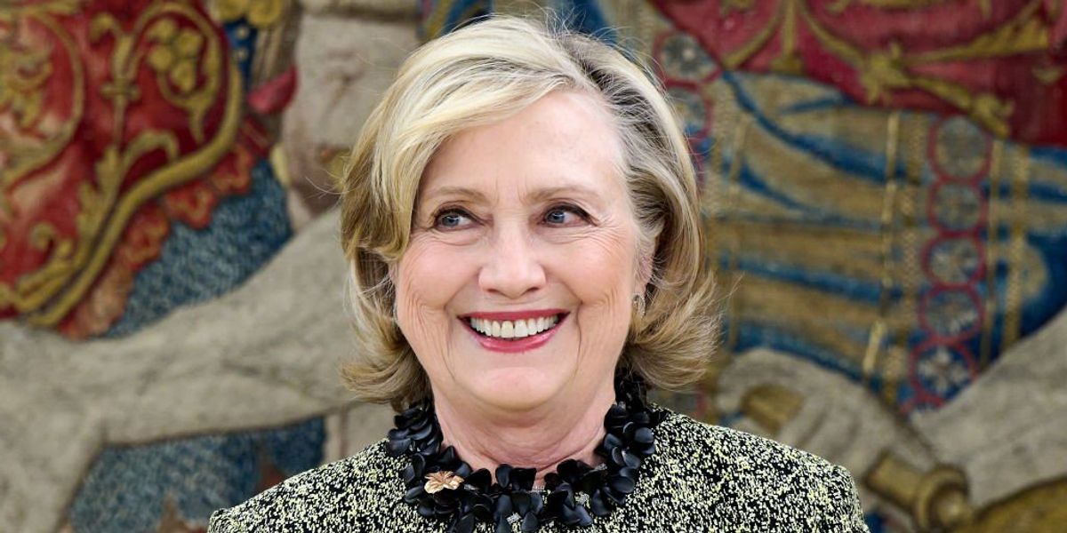 NextImg:Hillary Clinton responds to Trump indictment news by advertising 'BUT HER EMAILS' hats