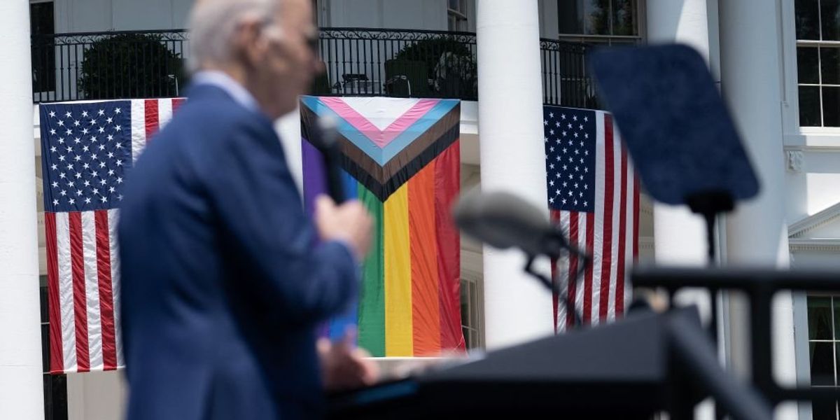 NextImg:'Disgraceful': White House flies 'Progress Pride flag' at largest LGBTQ event ever held at South Lawn, Biden calls attendees 'bravest and most inspiring people'