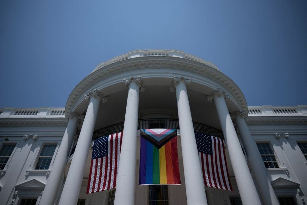 White House flies 'Progress Pride flag' at largest LGBTQ event at South
