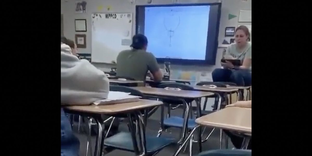 NextImg:HS teacher on leave after video surfaces of her telling anatomy students where sex toys are located at Target, details about prostate-related sexual pleasure