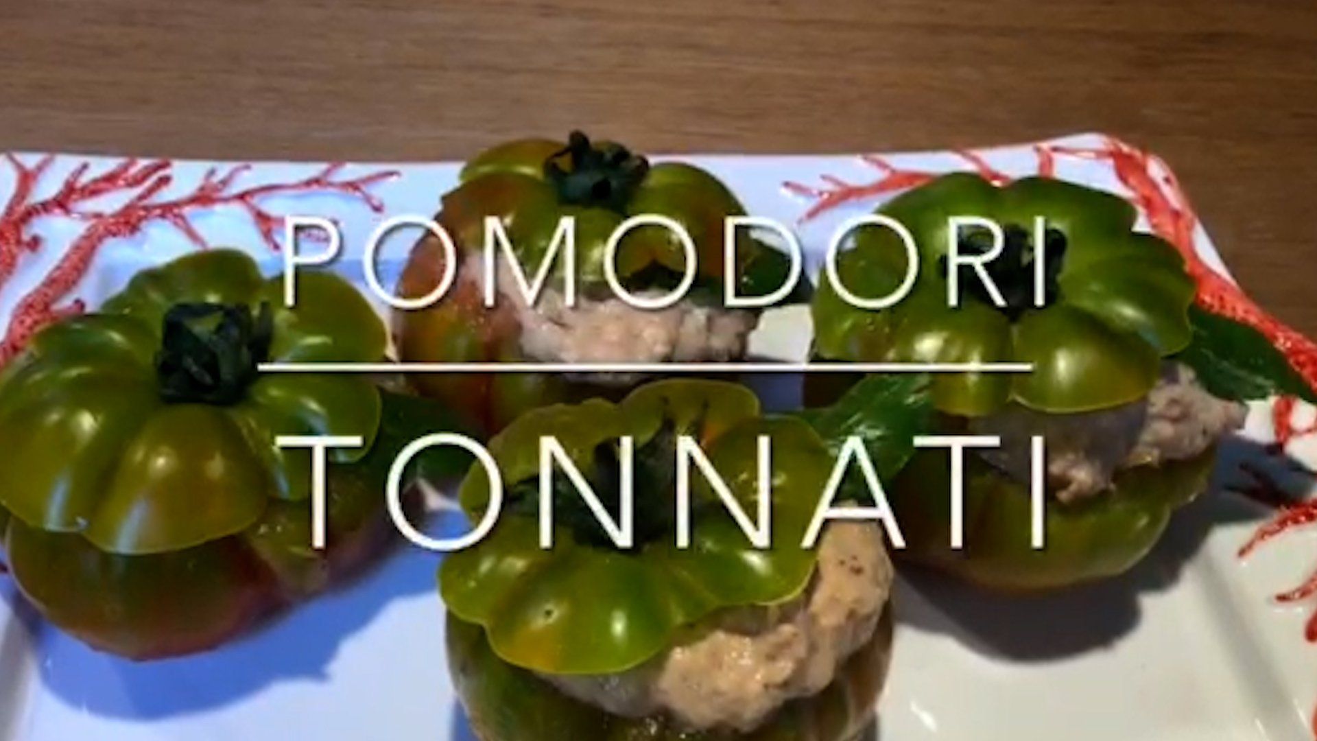 Cuciniamo insieme: pomodori tonnati