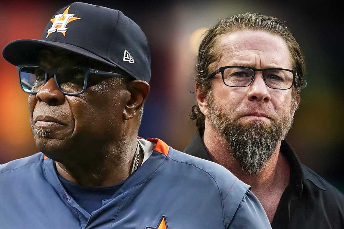 Astros Jose Abreu, Dusty Baker, Jeff Bagwell