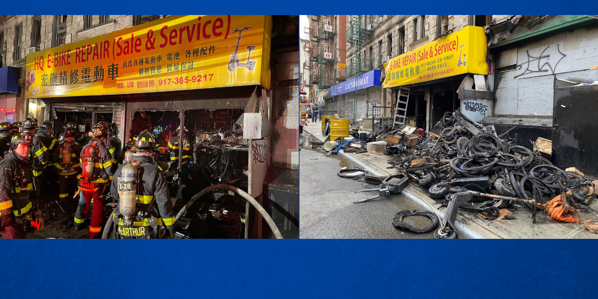 At least 4 dead in NYC e-bike repair shop blaze; FDNY recently cited location for multiple violations