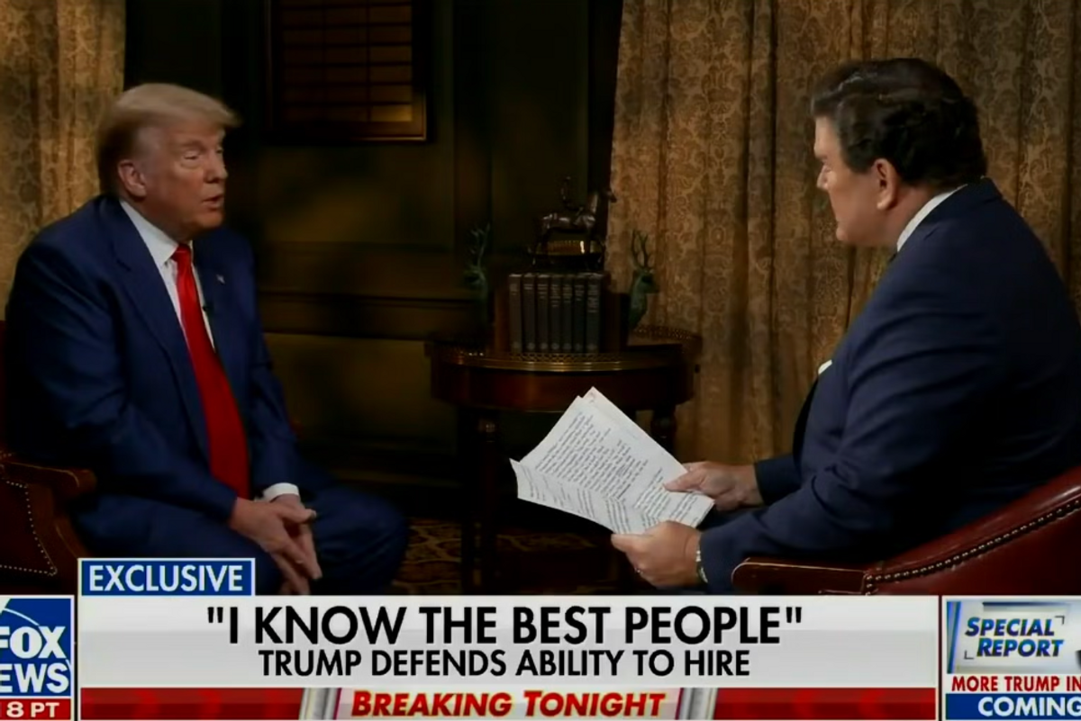 How Trump's Interview With Baier Became  A Self-Incriminating Classic (VIDEO)