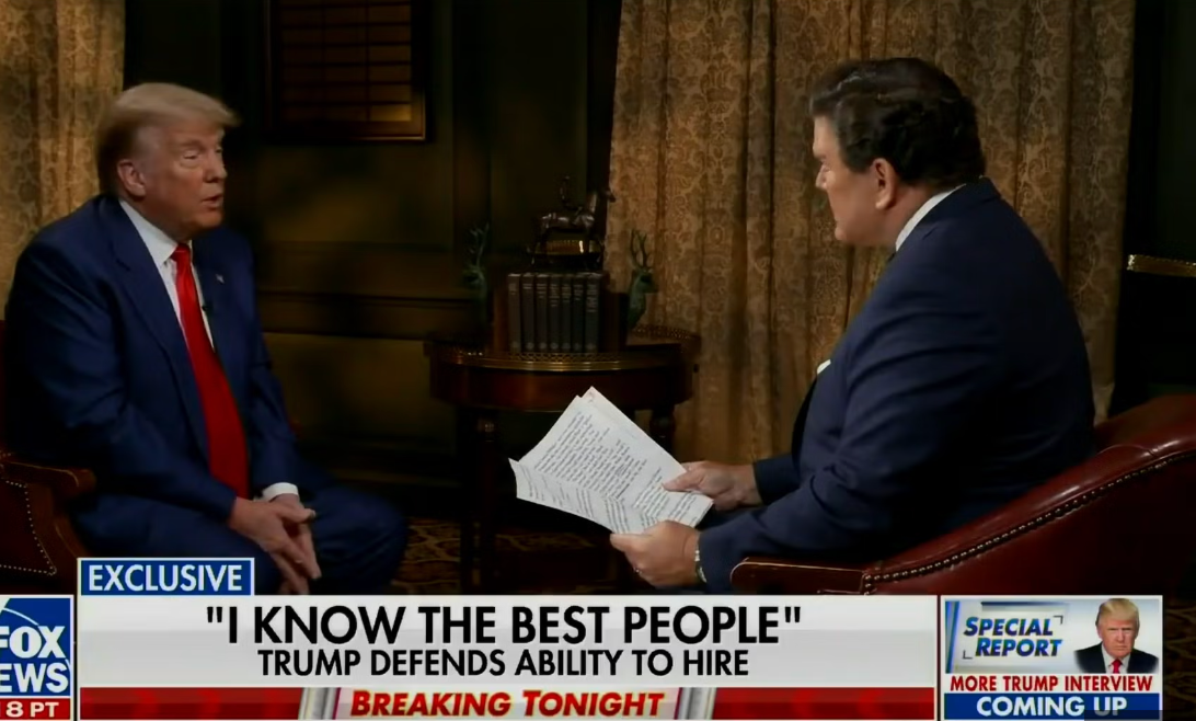 How Trump's Interview With Baier Became  A Self-Incriminating Classic (VIDEO)