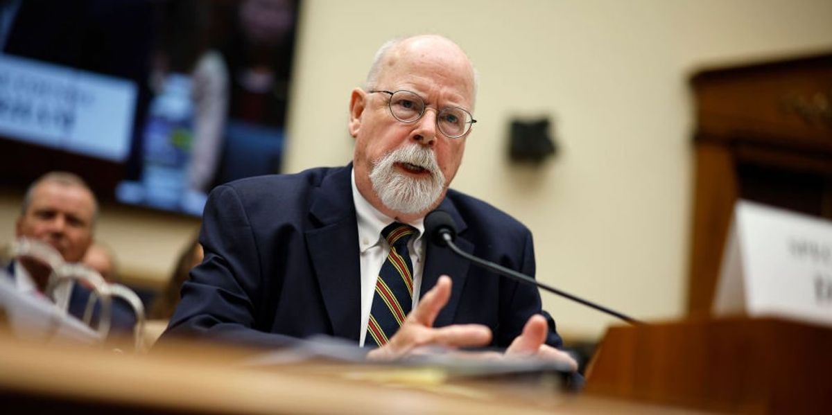 NextImg:John Durham fires back perfect response to Democrat slamming his reputation — and the room erupts in applause