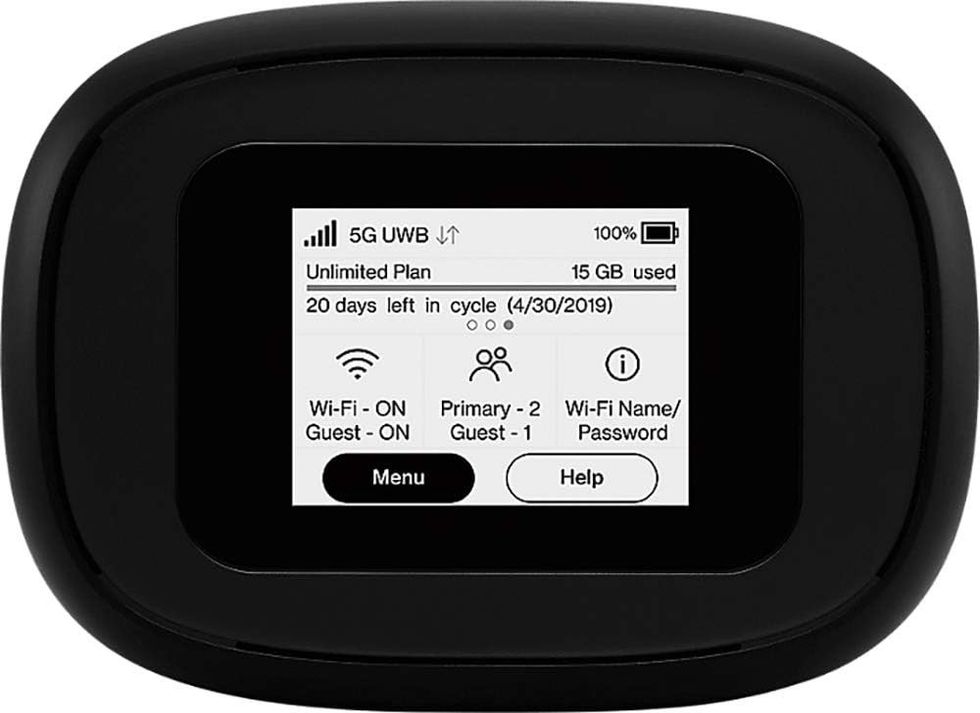 a photo of Inseego Verizon 5G and 4G LTE MiFi M1000 Hotspot