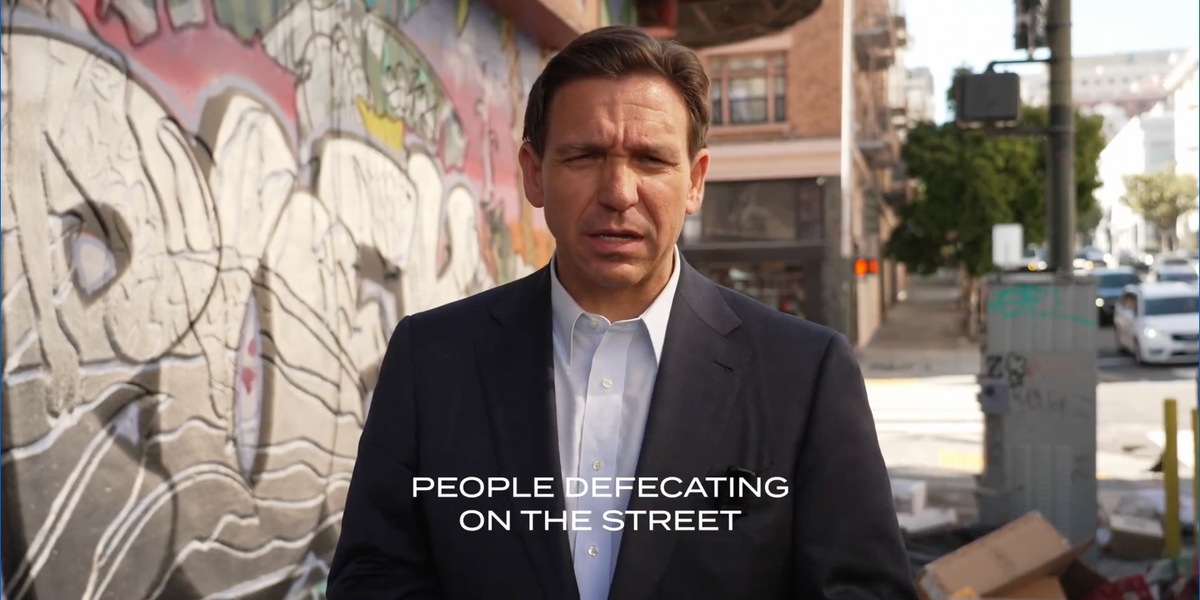 NextImg:DeSantis describes dismal scene during trip to San Francisco, reports people pooping on the street, doing drugs