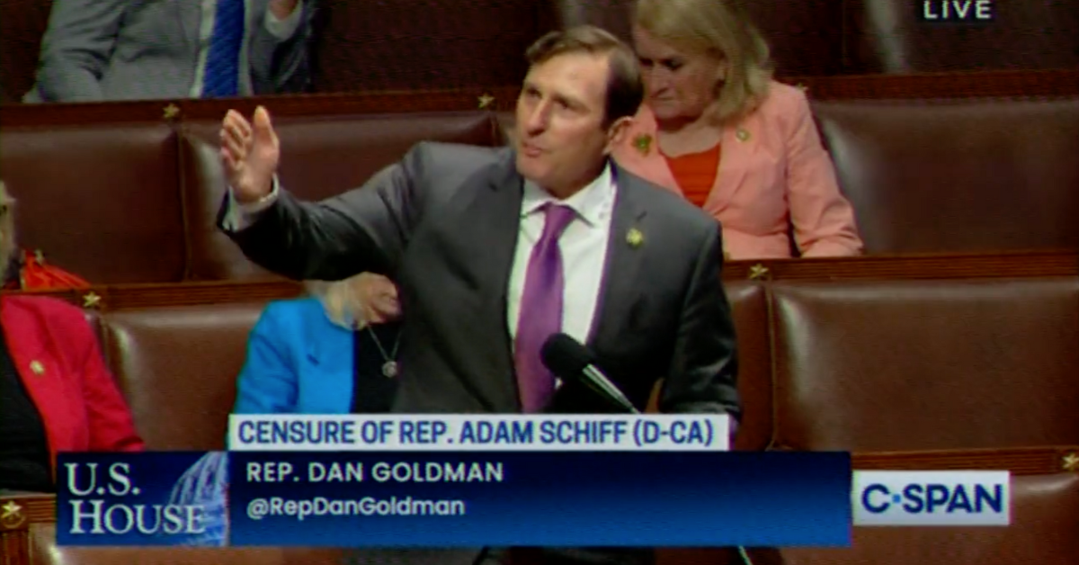 C-SPAN screenshot of Dan Goldman