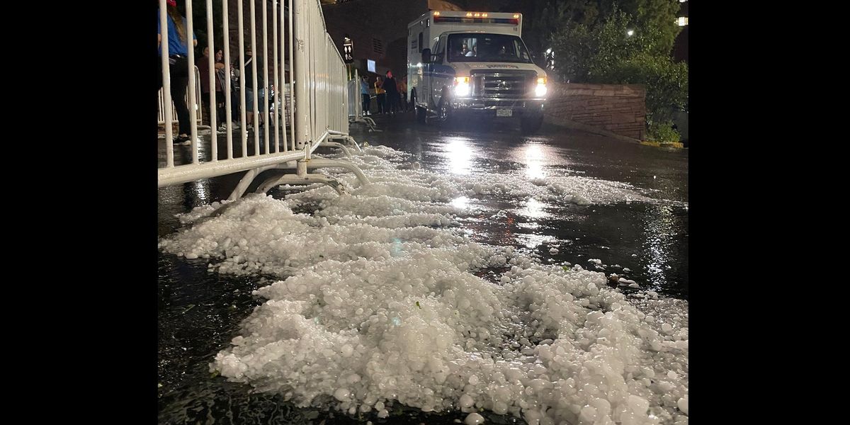 NextImg:'Scariest night of my life': Golf ball-sized hail barrages Louis Tomlinson concertgoers at Red Rocks, breaking bones and injuring nearly 100