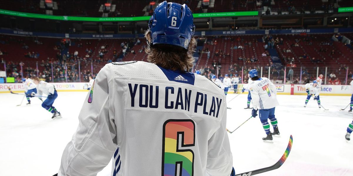 NextImg:NHL bans Pride warm-up jerseys — and all specialty jerseys — calling them a 'distraction.' Pro-LGBTQ group is not happy.