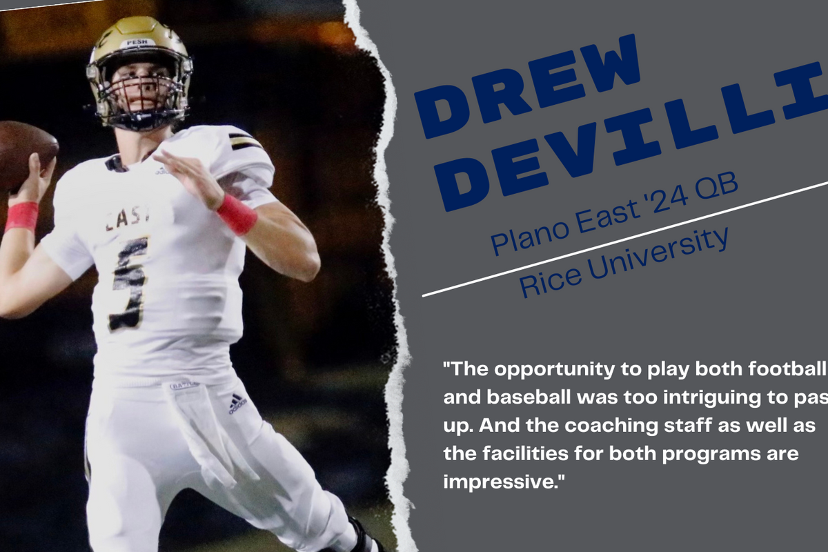 EXCLUSIVE INTERVIEW: Drew Devillier commits to Rice as a dual-sport athlete