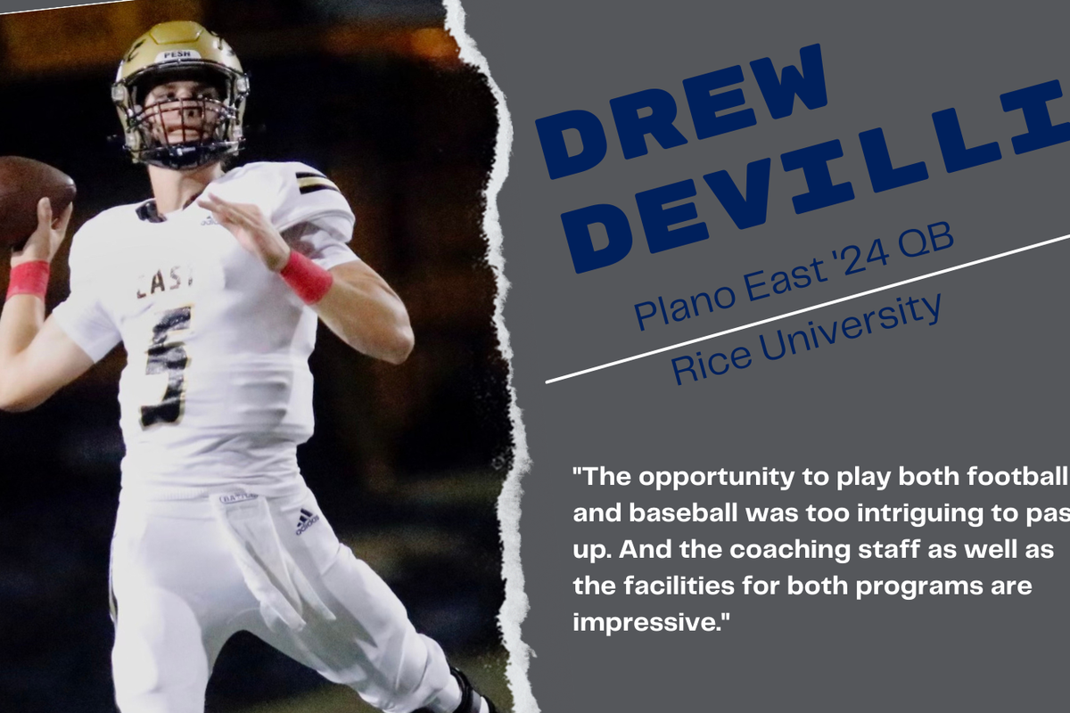 EXCLUSIVE INTERVIEW: Drew Devillier commits to Rice as a dual-sport athlete