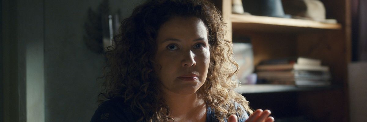 Still image of Justina Machado in The Horror of Dolores Roach (2023)