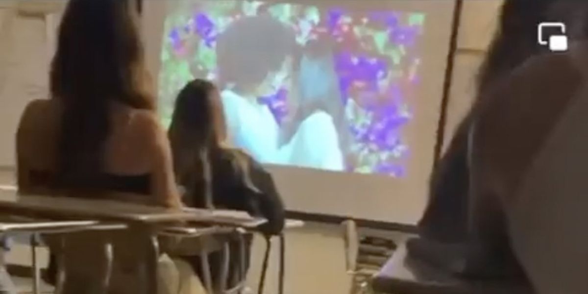 NextImg:Students groan, jeer, boo when Pride video is shown in class; teacher threatens 'Saturday school' if they don't 'knock it off'