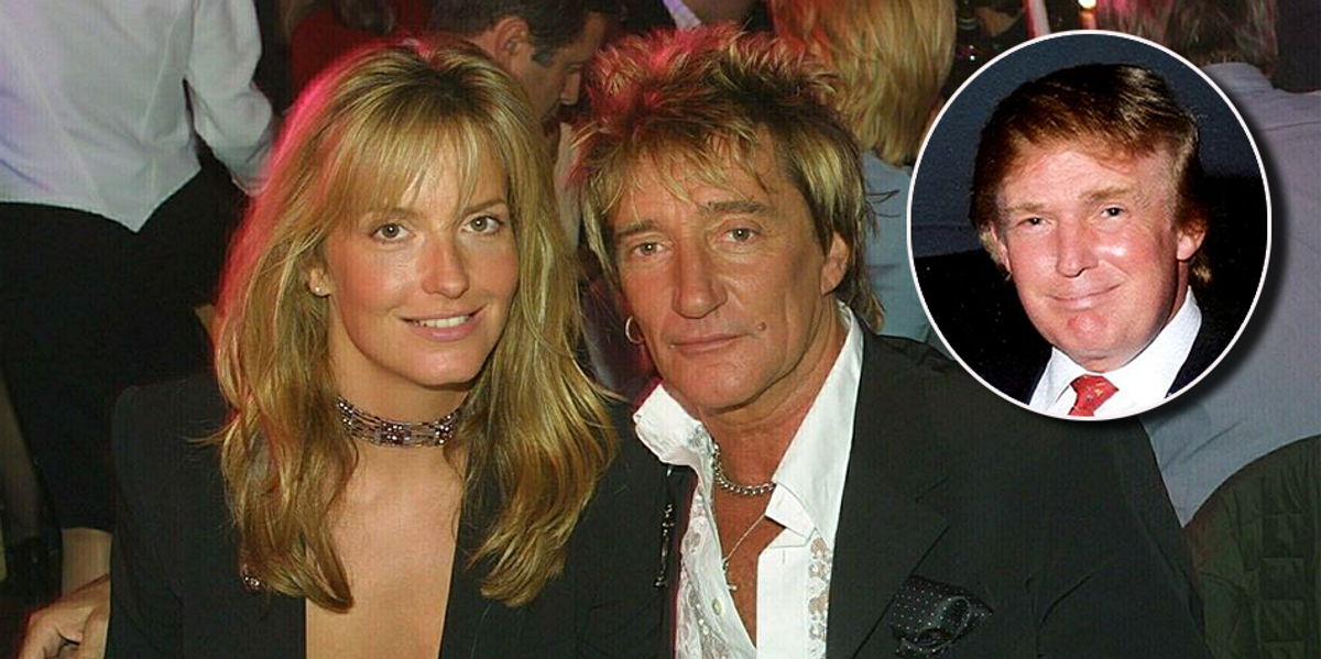 Rod Stewart's wife banned him from being friends with Trump: 'He's a disgrace'