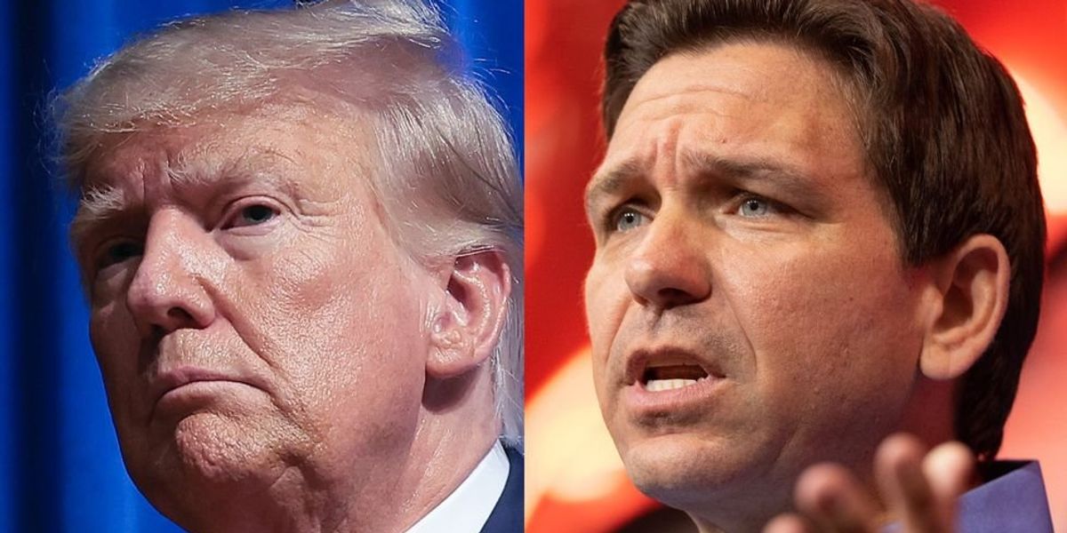 NextImg:New poll finds Trump's lead over DeSantis is narrowing after indictment and campaign announcement