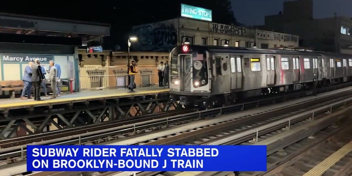 NextImg:NYC subway passenger harasses riders, punches woman in face — then man with her fatally stabs attacker in chest, police sources say