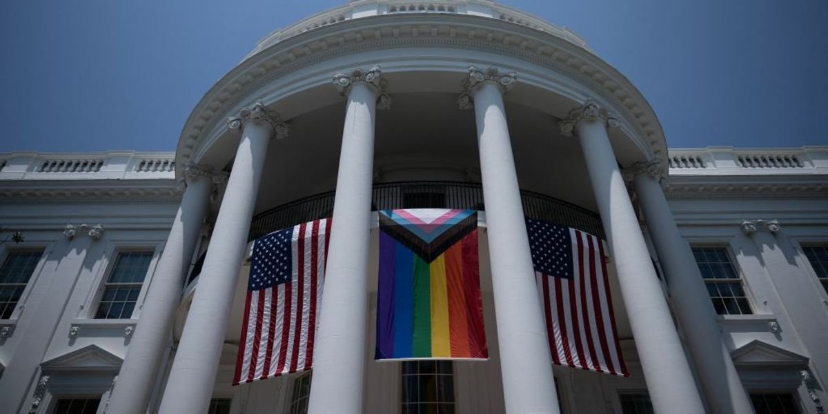 The White House prominently displayed a Pride flag, but a Republican is proposing a bill that would largely ban displaying non-American flags on federal property