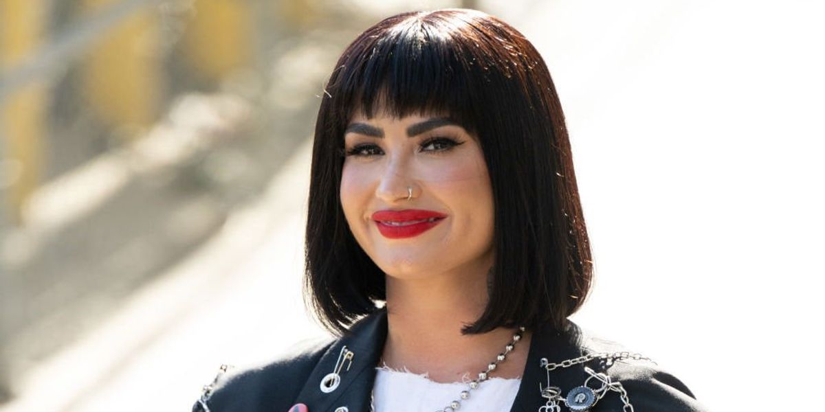 NextImg:Demi Lovato admits she uses 'she/her' pronouns again because policing 'they/them' was 'absolutely exhausting'