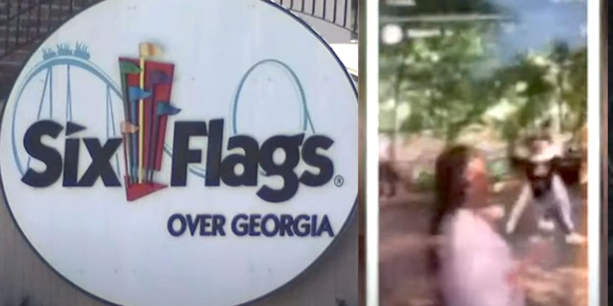 NextImg:Video shows 14-year-old being brutally beaten at theme park over $1,400 shoes while bystanders look on