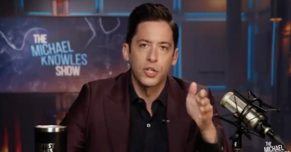 Daily Wire screenshot of Michael Knowles