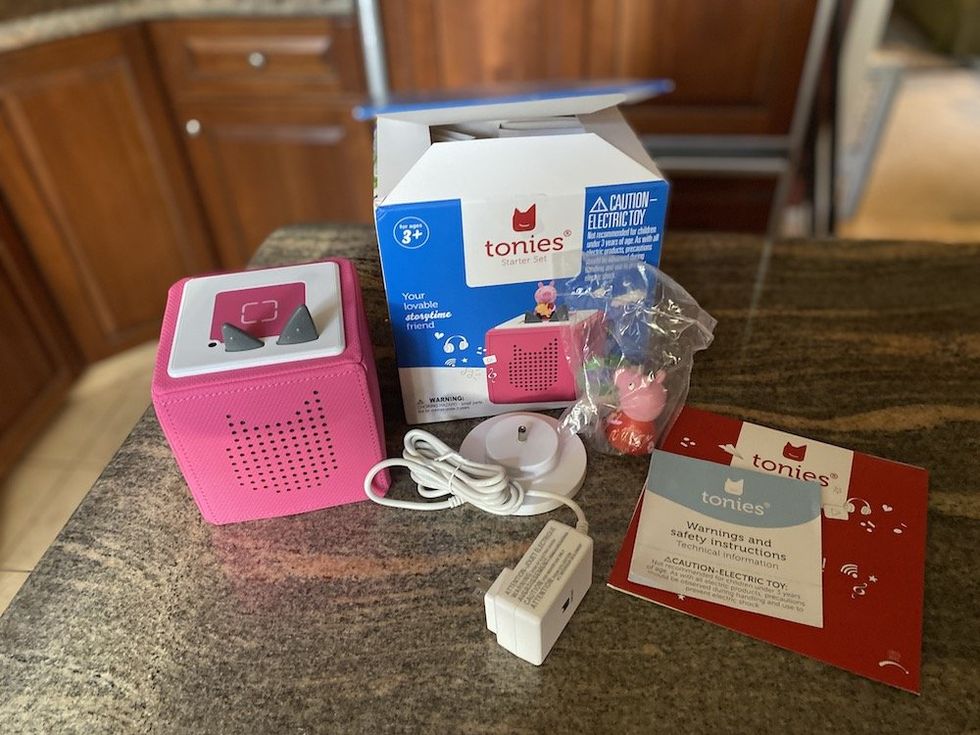 a photo of tonies and toniebox unboxed