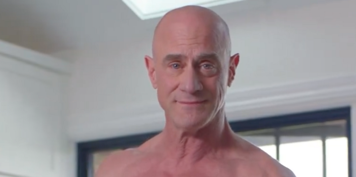 Screenshot of Christopher Meloni from ad