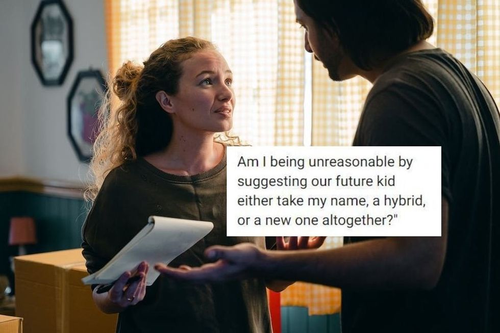 Wife says husband's last name is so awful she can't give it to her kids. Is she right?