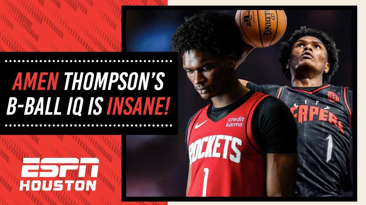 3 reasons why Rockets rookie Amen Thompson has an insane basketball IQ