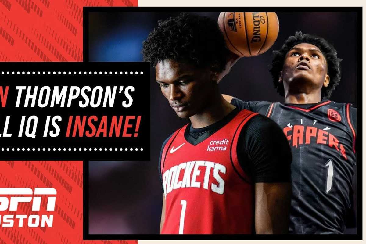 3 reasons why Rockets rookie Amen Thompson has an insane basketball IQ