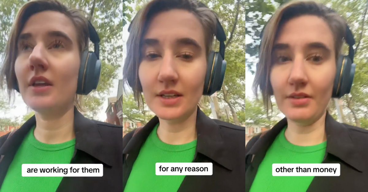 TikTok screenshots of Ginny Hogan