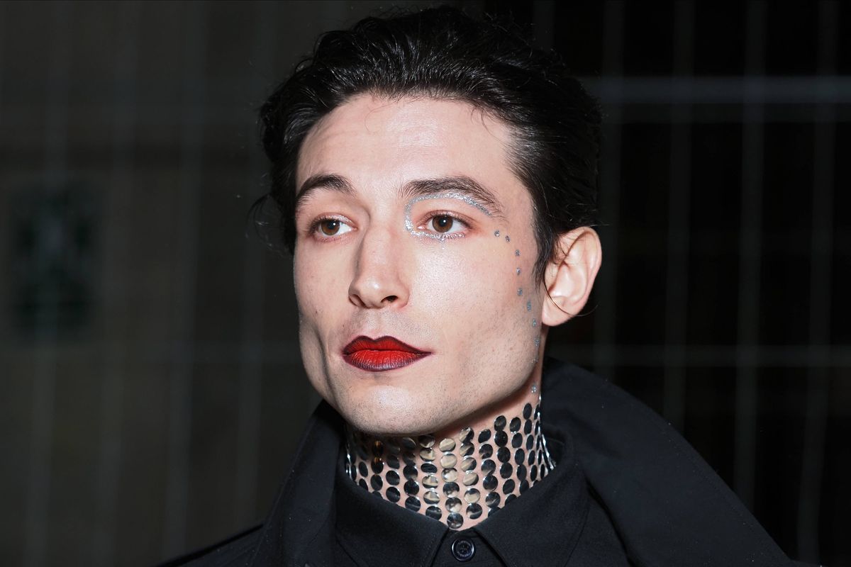 Ezra Miller At The Burberry x Anne Imhof closing party