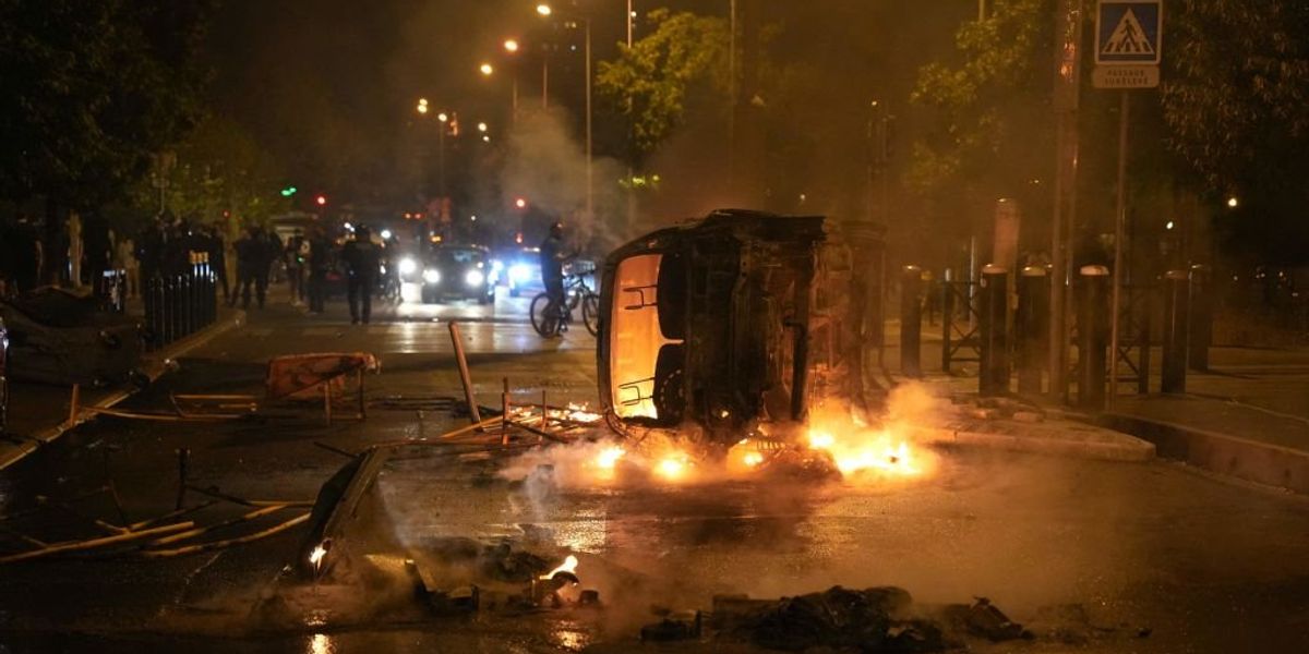 NextImg:France dispatches 40,000 cops ahead of third night of riots, looting, and firebombings