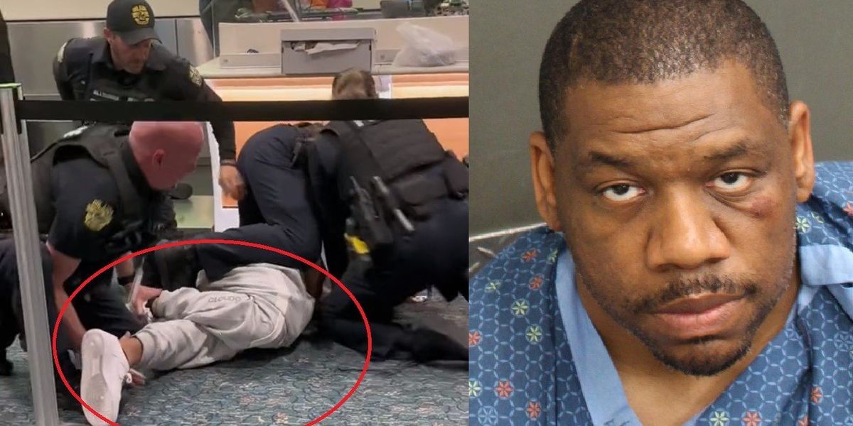 Enraged Spirit Airlines customer charged with attempted murder after allegedly placing cop in chokehold: 'I was beginning to lose consciousness'